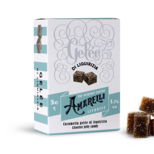 Amarelli Gelèe alla Liquirizia - Liquorice Jelly Gummy Candies – 50g