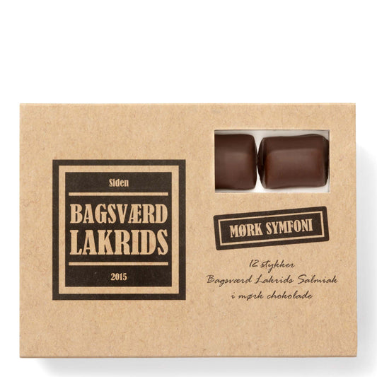 Bagsværd Mørk Symfoni - Salmiak Liquorice Caramel With Dark Chocolate - 125g