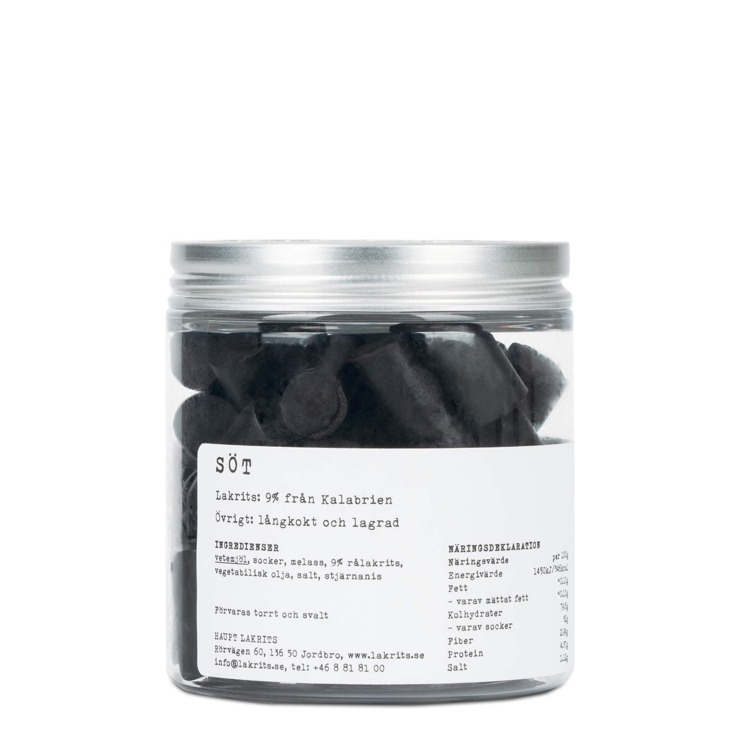 Haupt Lakrits Söt - Slow Cooked Swedish Sweet Liquorice