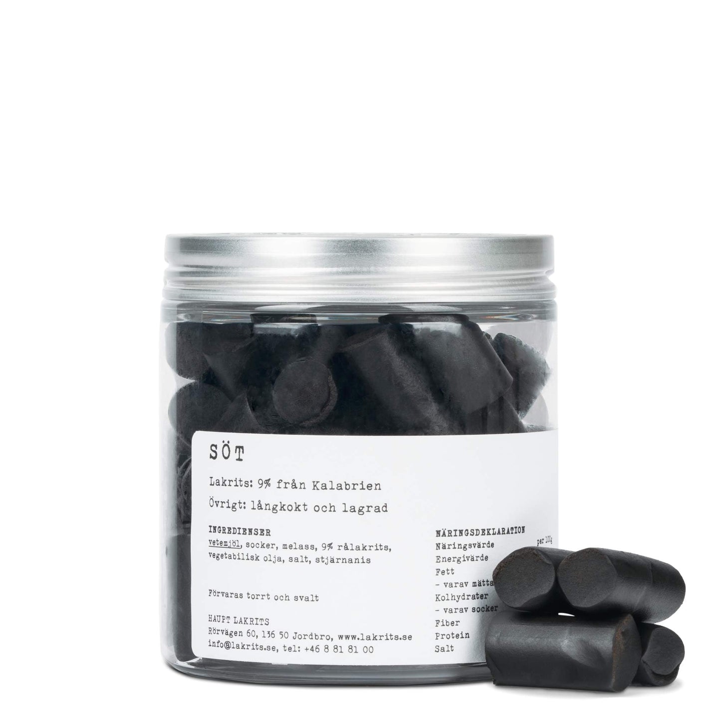 Haupt Lakrits Söt - Slow Cooked Swedish Sweet Liquorice
