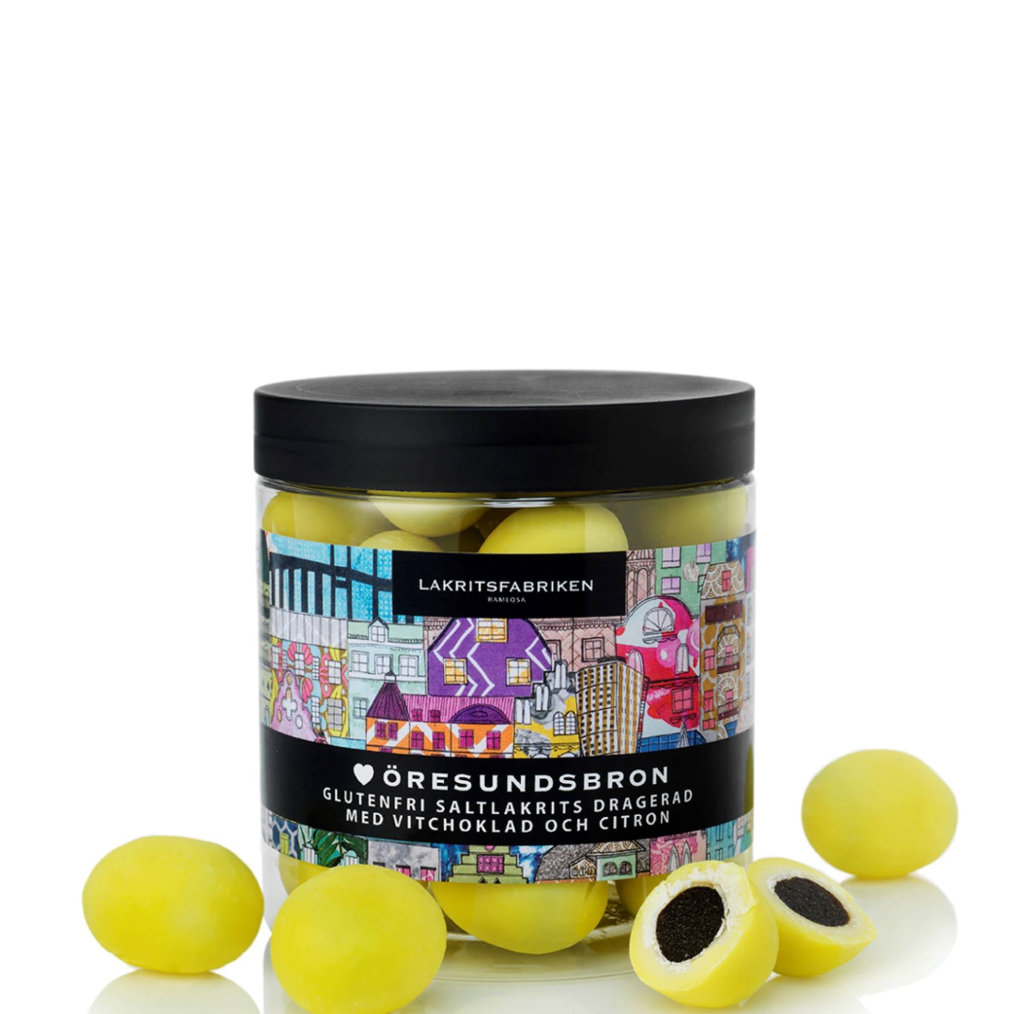 Lakritsfabriken Öresundsbron – Salt Liquorice, White Chocolate & Lemon