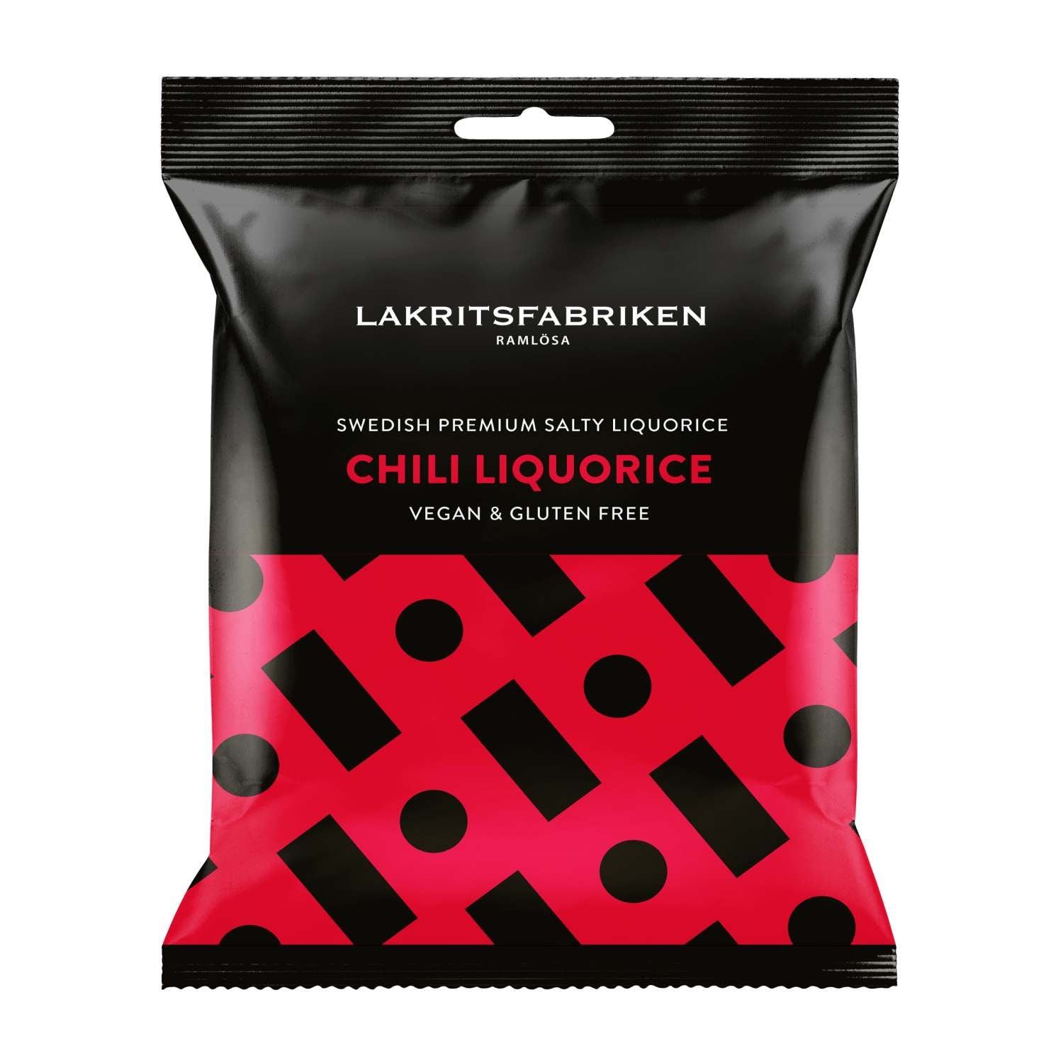 Lakritsfabriken Chili – Soft Flavoured Black Salt Liquorice