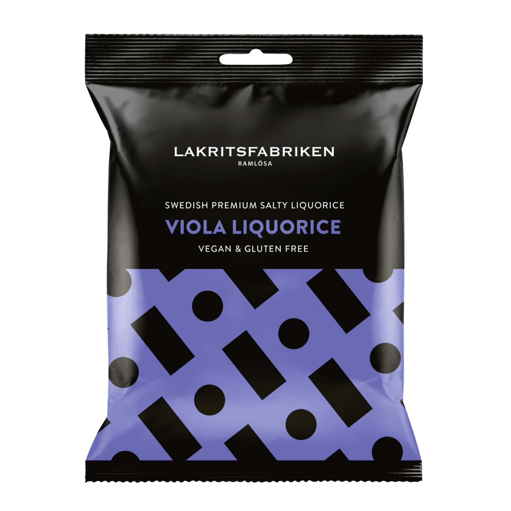 Lakritsfabriken Viola – Soft Violet Flavoured Black Salt Liquorice