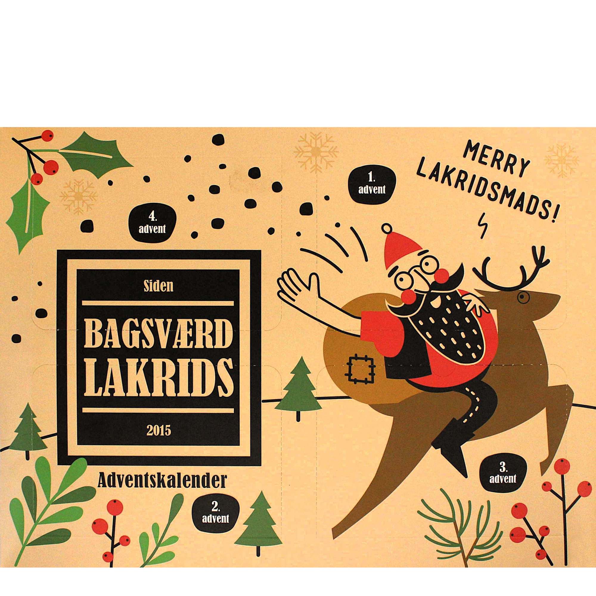 Bagsværd Lakrids 2025 Advent Calendar - Handmade Liquorice Caramels