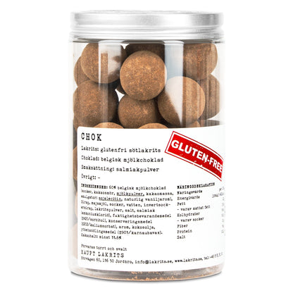 Haupt Lakrits Chok - Sweet Liquorice, Milk Chocolate & Salmiak Powder (GF)