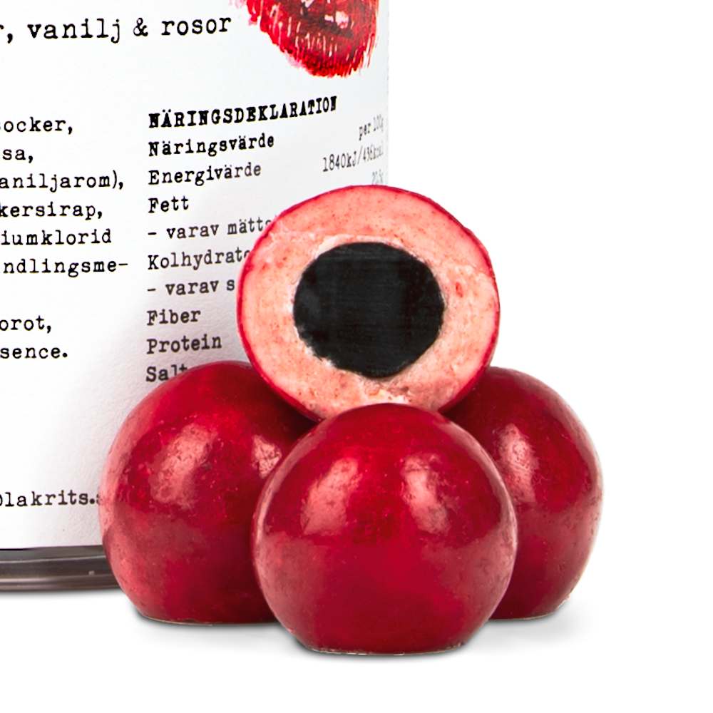 Haupt Lakrits Kärlek - Salt Liquorice, White chocolate, Strawberry, Vanilla & Rose