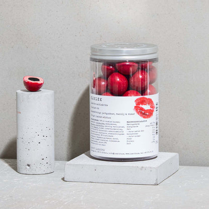 Haupt Lakrits Kärlek - Salt Liquorice, White chocolate, Strawberry, Vanilla & Rose