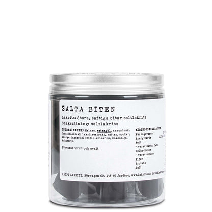 Salta Biten – Juicy Salty Black Swedish Liquorice