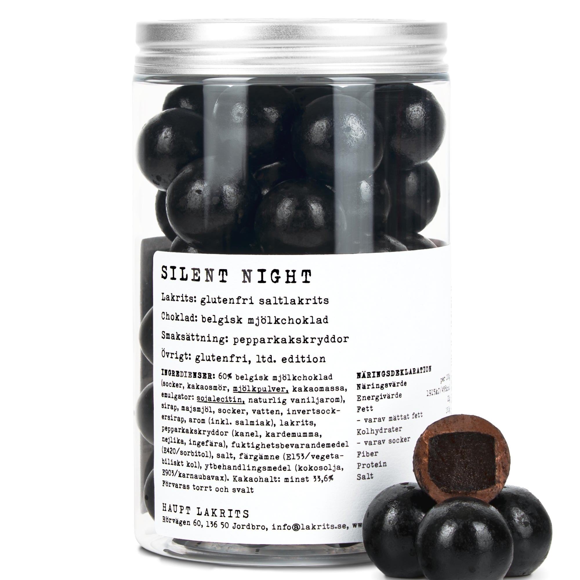 Haupt Lakrits Silent Night – Salty Liquorice, Belgian Milk Chocolate & Gingerbread Spices