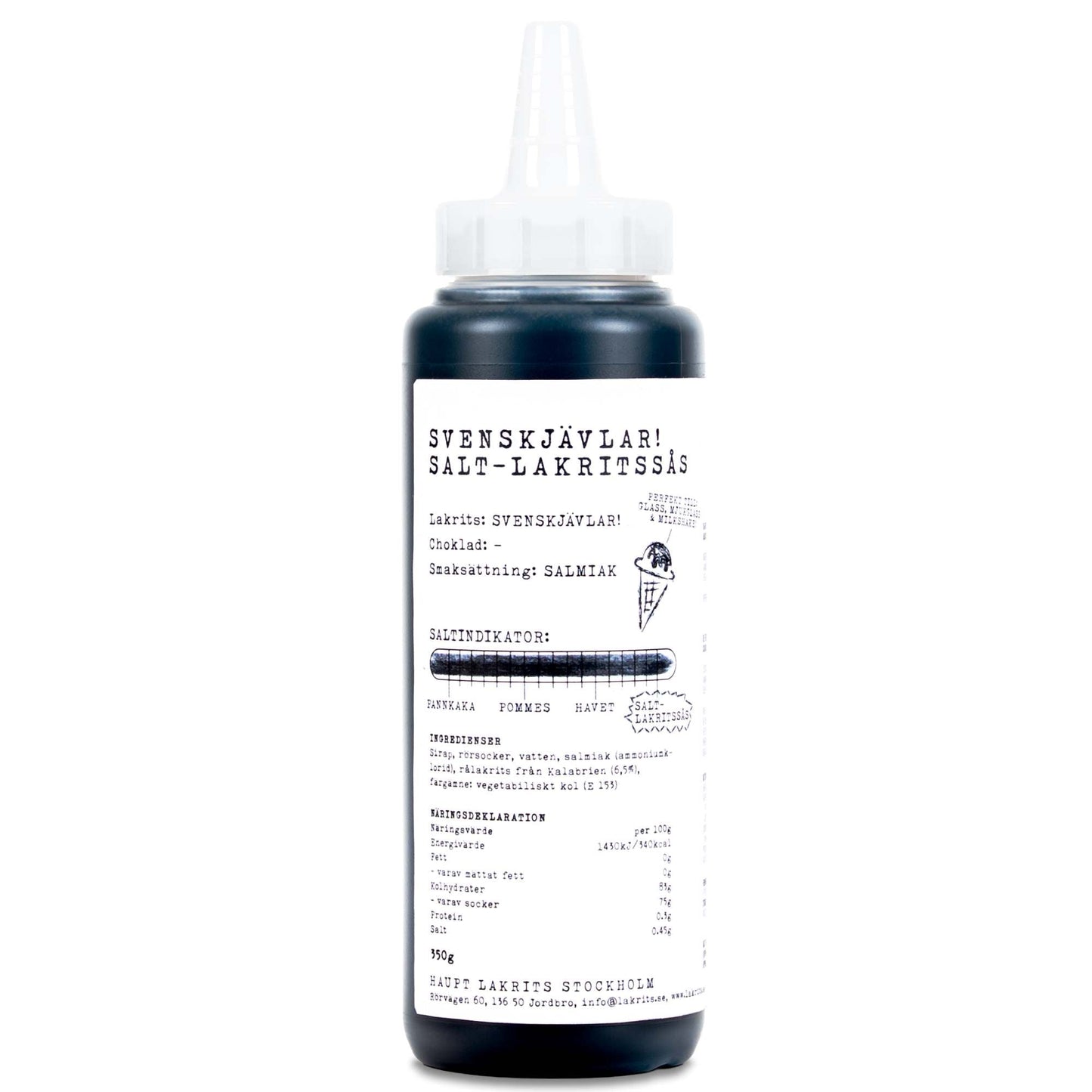 Haupt Lakrits Svenskjävlar! - Salt Liquorice Sauce