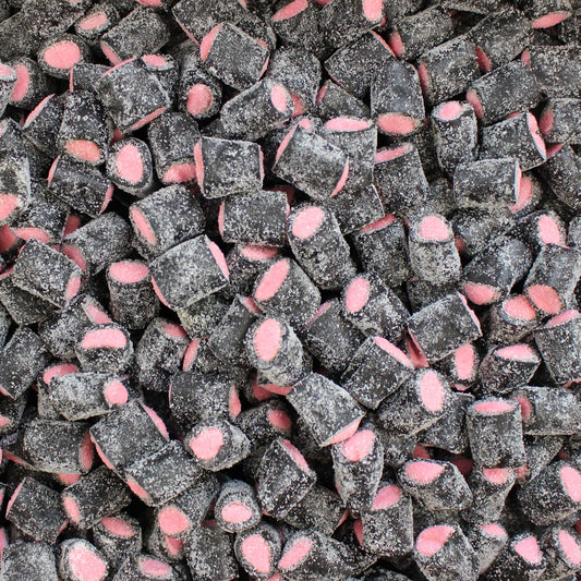 Porvoon Lakritsi Raspberry Fondant Filled Salmiakki (Salty) Black Liquorice